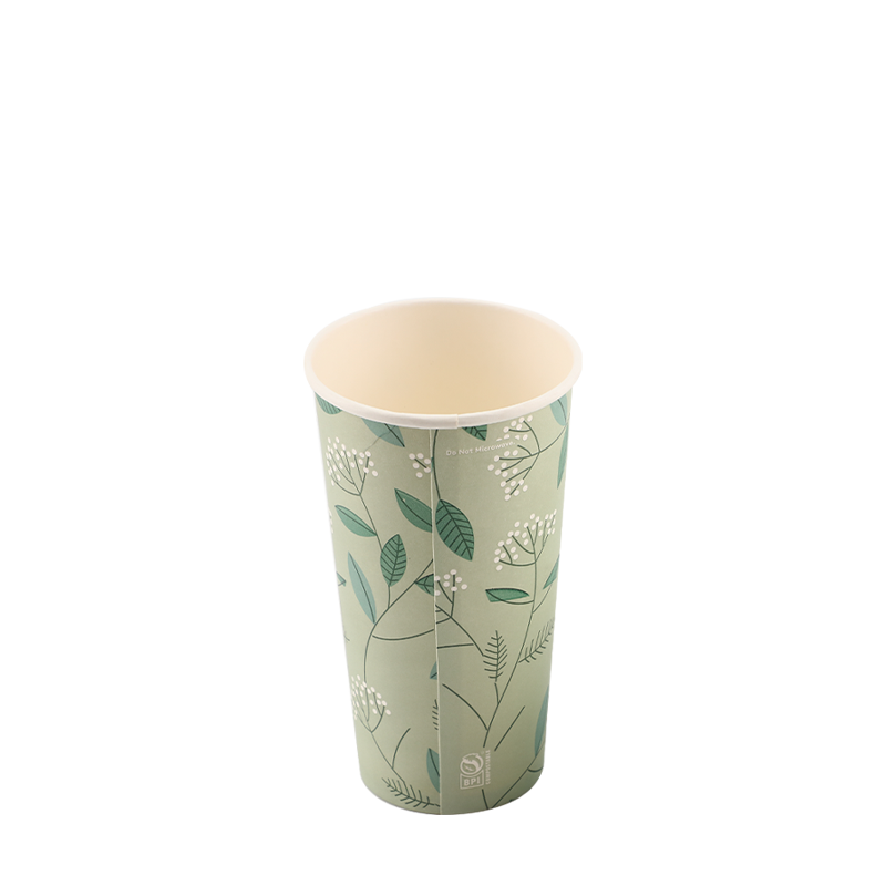 6,5oz potištěný horký papírový pohár
