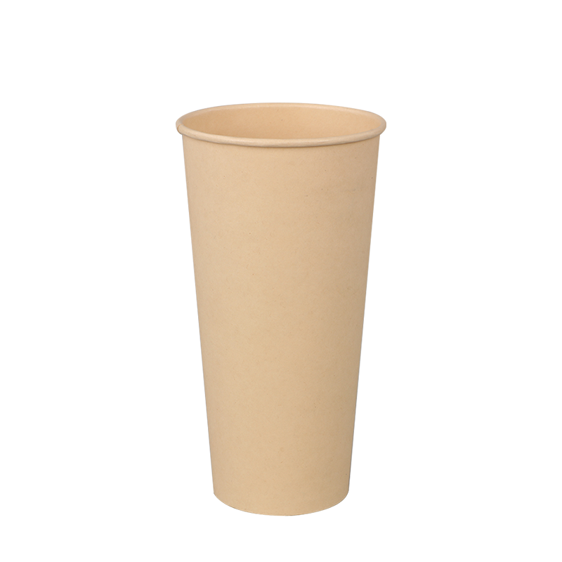 12oz PE papír Bamboo Single Wall Hot paper cups
