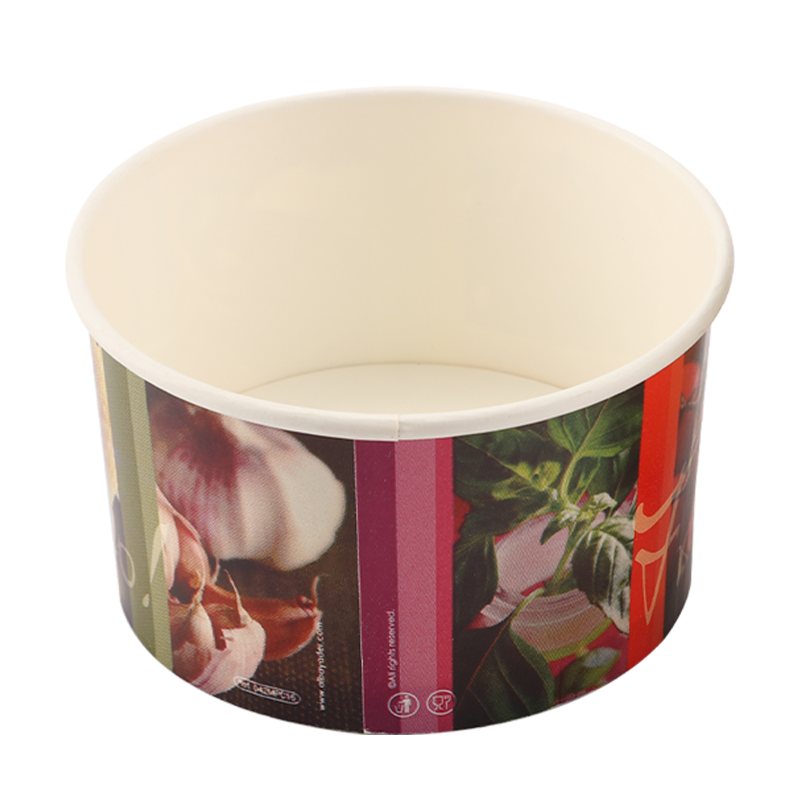 Kompostovatelný papírový pohár na zmrzlinu 16oz