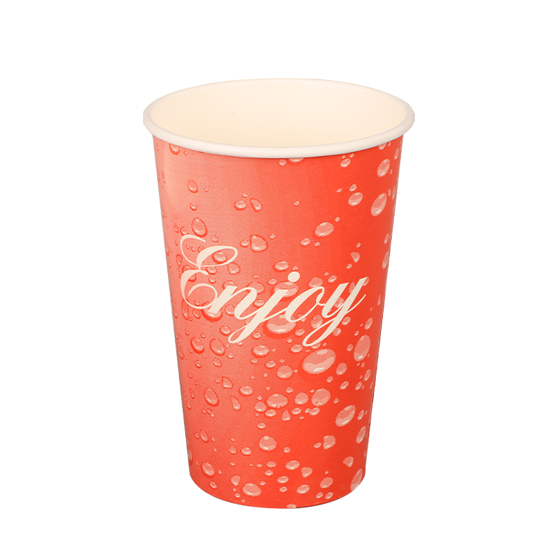 16oz recyklovatelné papírové kelímky na pití za studena
